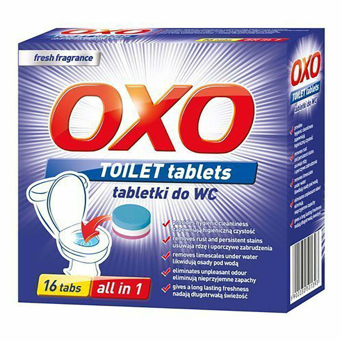 Tabletki  do WC - OXO 16 szt.