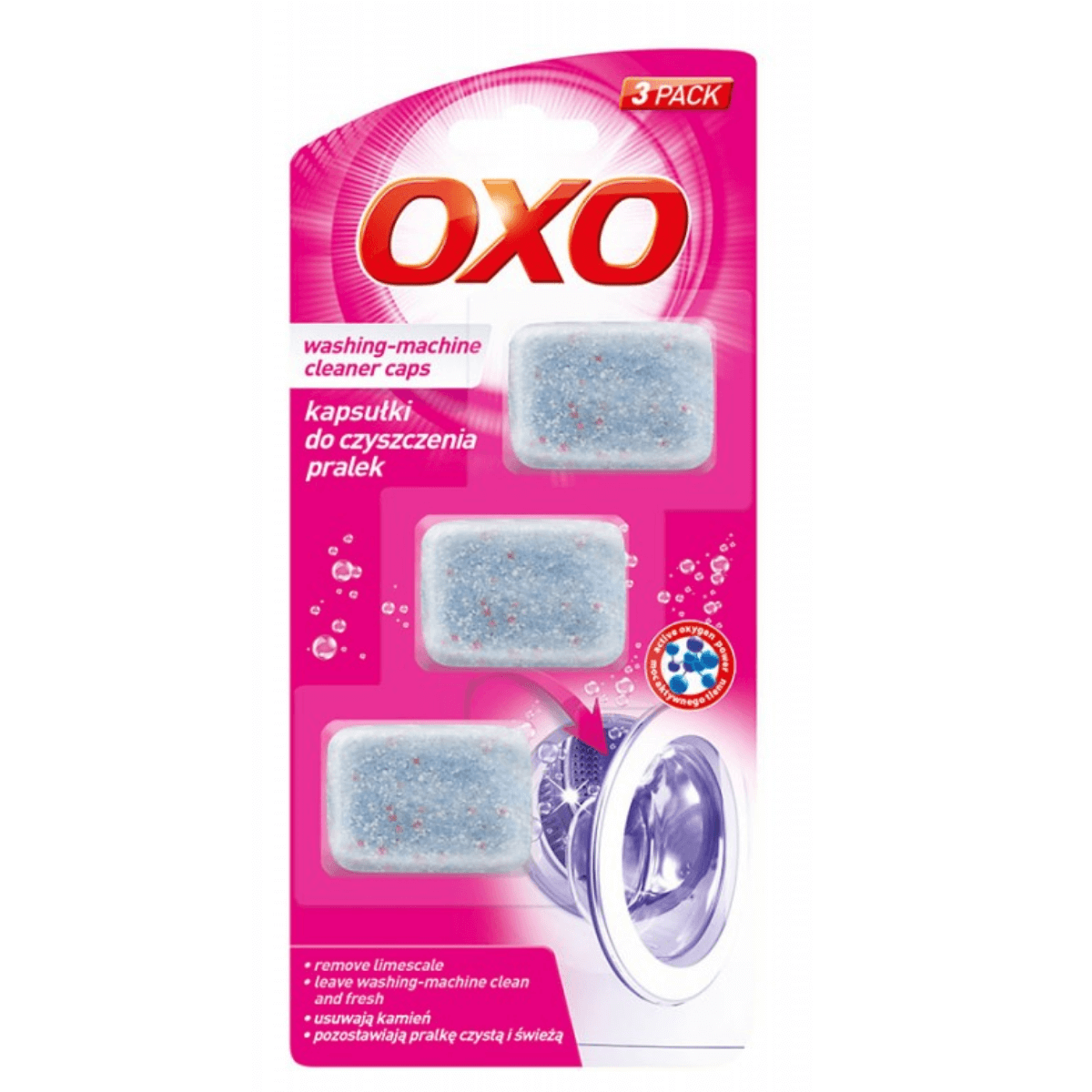 OXO - Kapsułki Do Czyszczenia Pralki 3szt