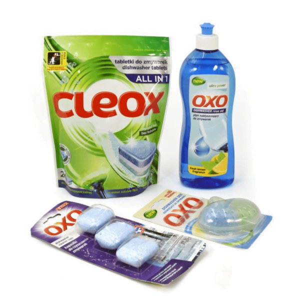 OXO - Zestaw Do Zmywarki Plus Cleox Tabletki