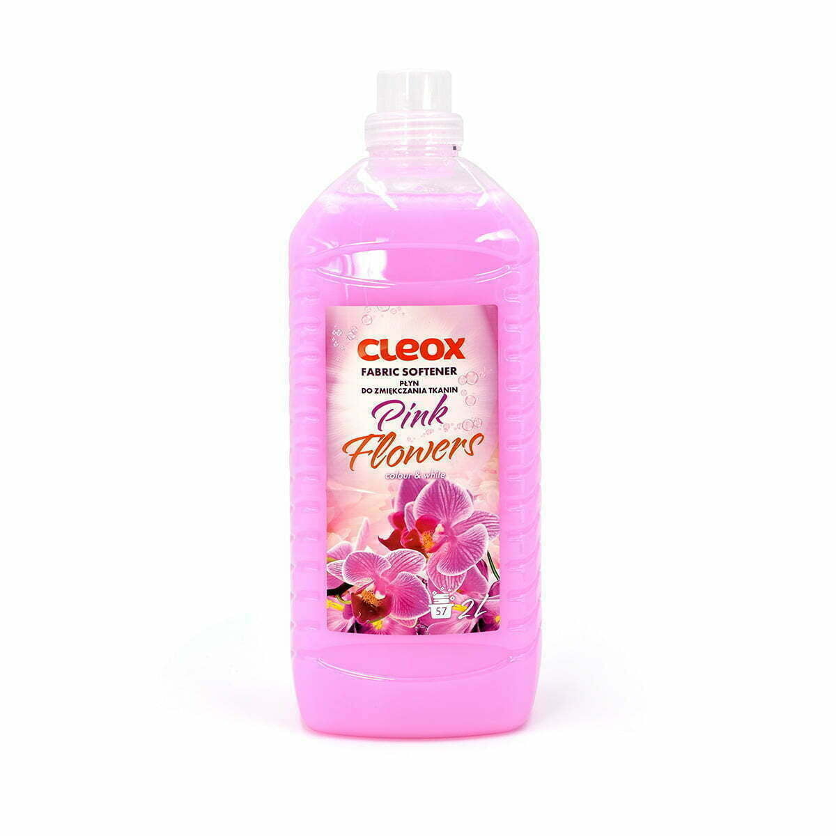 Płyn do płukania tkanin Pink Flowers - CLEOX 2 l
