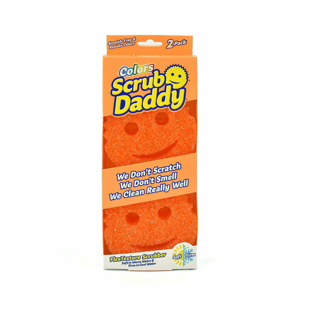 Gąbka do naczyń - Scrub Daddy orange - SCRUB DADDY 2 sztuki