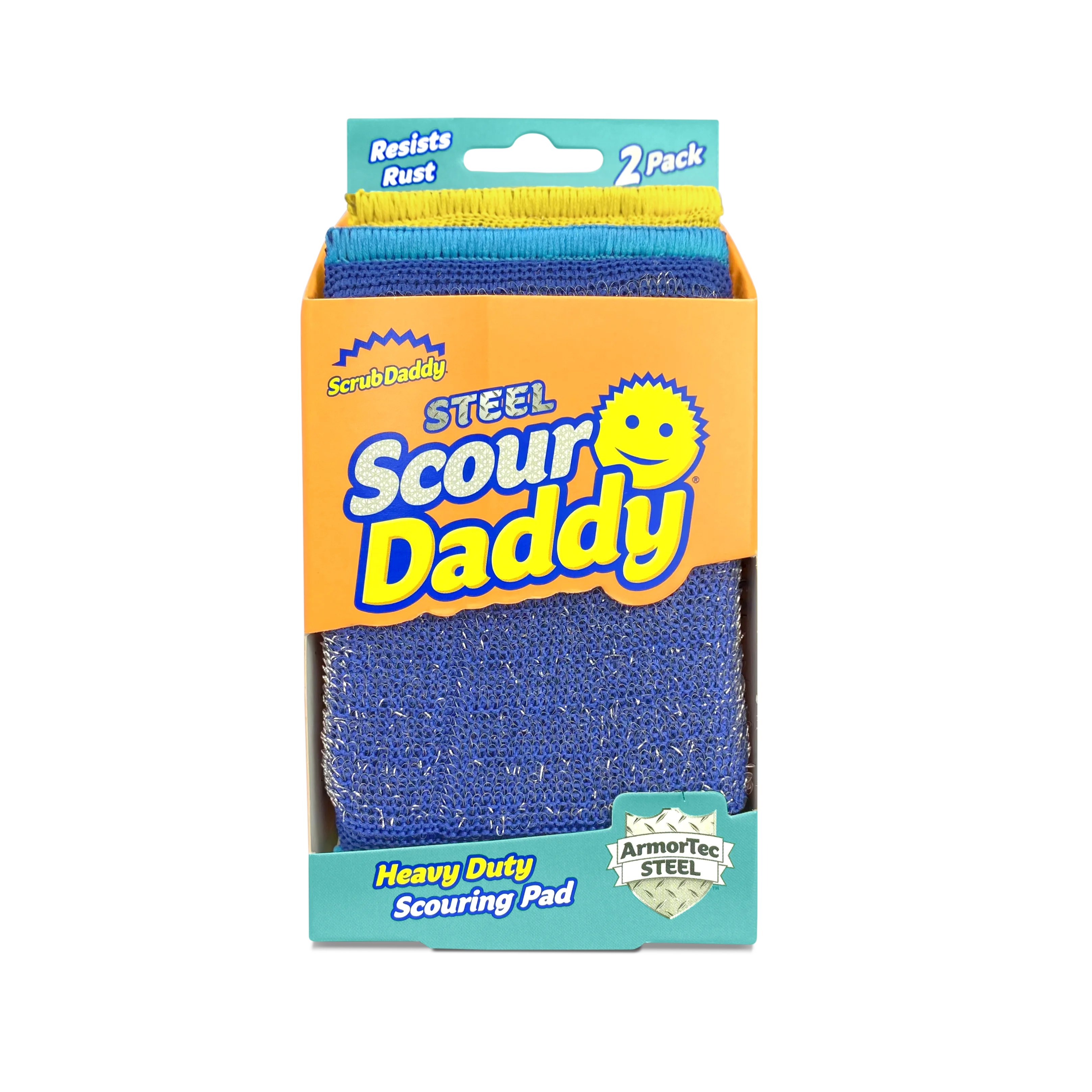 Scour Daddy - Czyścik do naczyń ze stali nierdzewnej 2pak - Marba