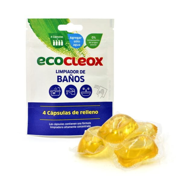 kapsułki uzupełniające ECOCLEOX do łazienki
