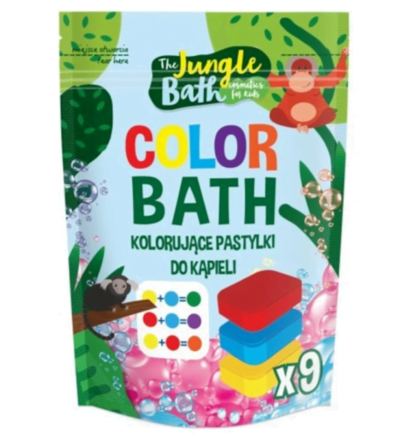 Tabletki koloryzujące do kąpieli JUNGLE BATH