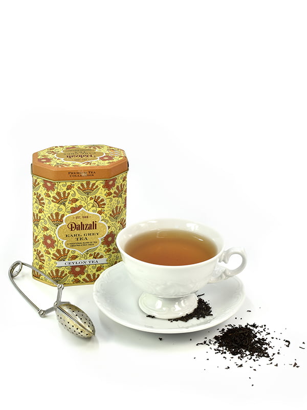 Earl Grey herbata liściasta zdobiona puszka